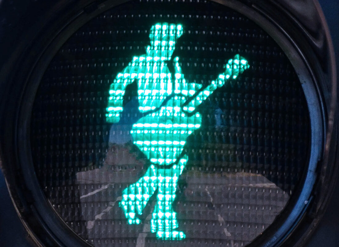 Elvis-Ampel in Bad Nauheim