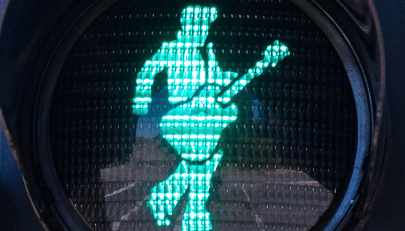 Elvis-Ampel in Bad Nauheim