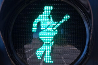 Elvis-Ampel in Bad Nauheim