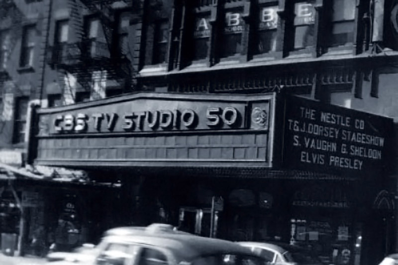 Das CBS TV-Studio 50 in New York im Januar 1956
