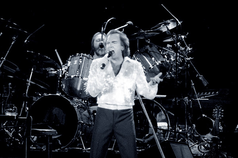 Ronnie Tutt mit Neil Diamond
