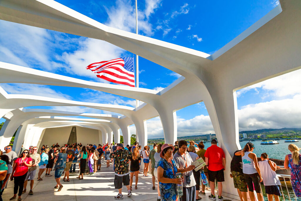 USS Arizona Memorial, Besucherplattform