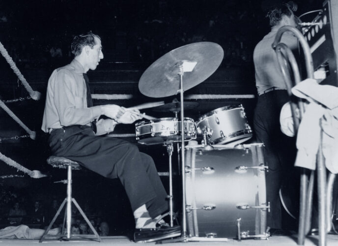 D. J. Fontana, Wrestling Ring Auditorium North Hall December 13, 1955