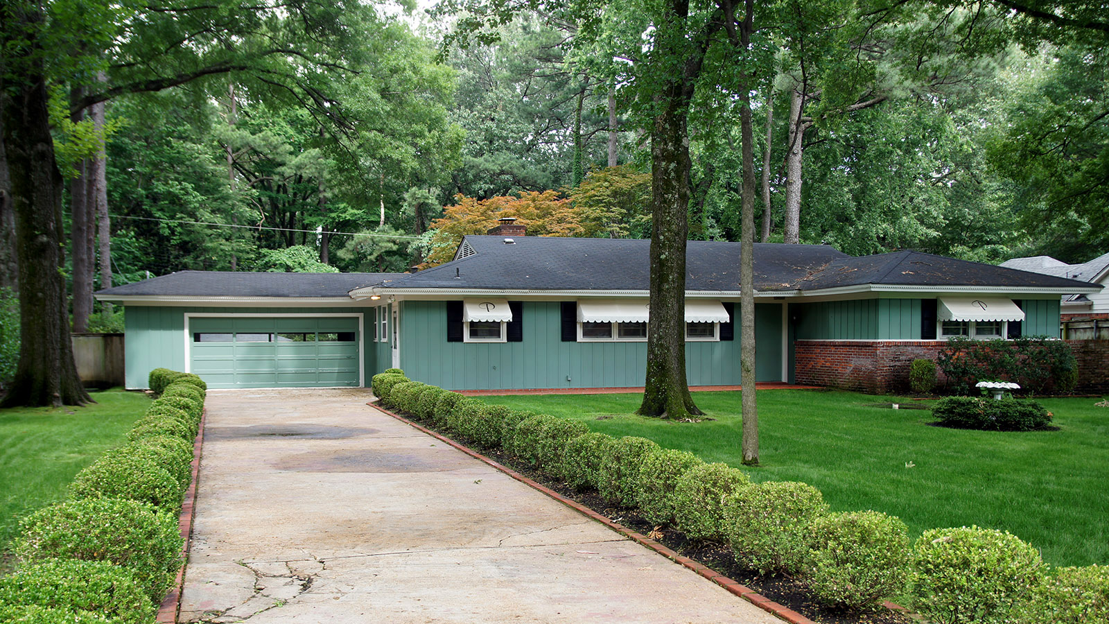 Das Haus von Elvis Presley im Audubon Drive im Jahr 2016.