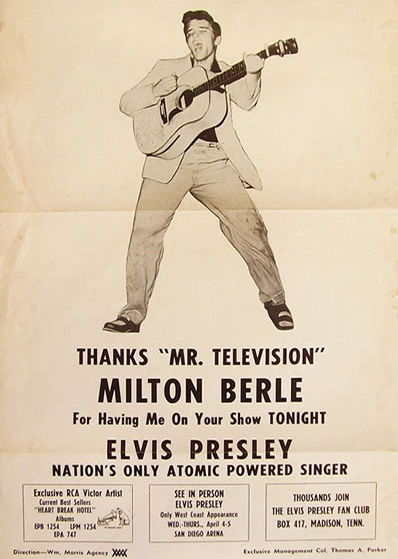 Poster Milton Berle 1956