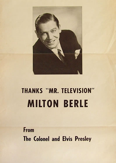 Poster Milton Berle 1956