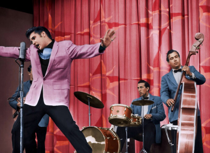 Elvis Presley in der Milton Berle Show