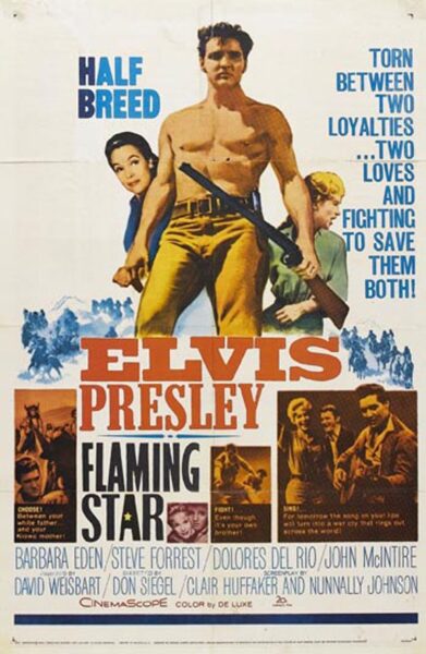 Filmplakat Elvis Flaming Star 1960
