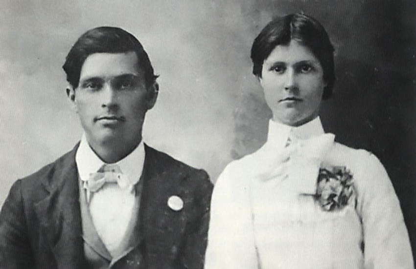 Gladys Eltern: Robert Lee Smith und Octavia Luvenia Mansell Smith im Jahr 1903