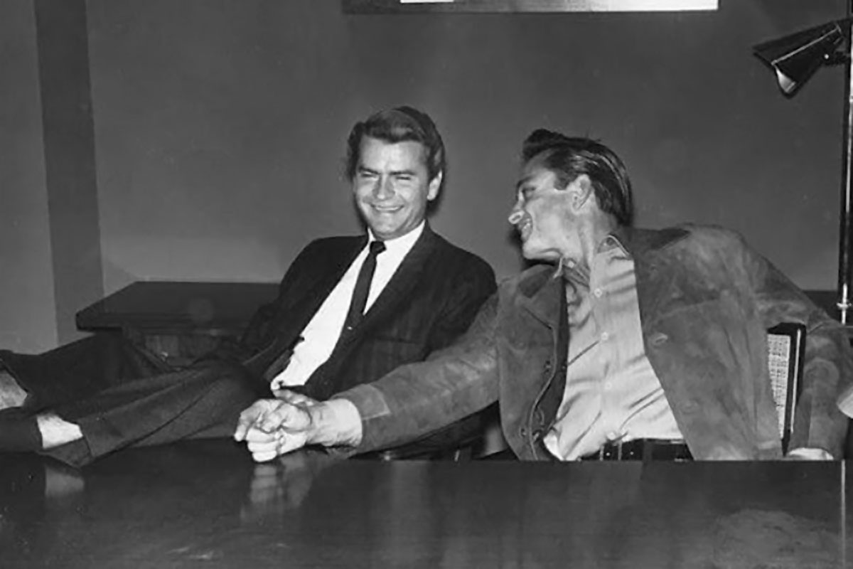 Sam Phillips und Johnny Cash 1956
