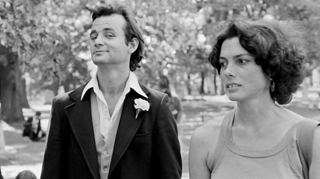 Komiker und Schauspieler Bill-Murray während der Beisetzung auf dem Forest Hill Friedhof am 18.08.1977
