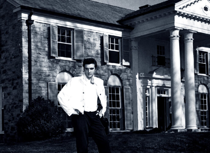 Elvis besichtigt Graceland 1957