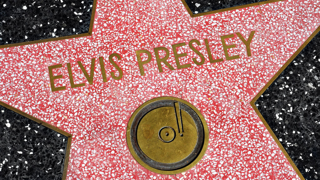 Elvis Presley Stern auf dem Walk Of Fame