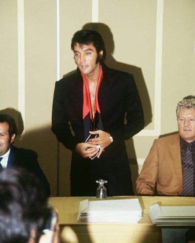 01. August 1969 - International Hotel, Pressekonferenz, Las Vegas