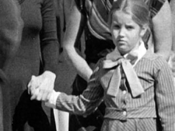 Lisa Marie Presley während der Beisetzung ihres Vaters Elvis