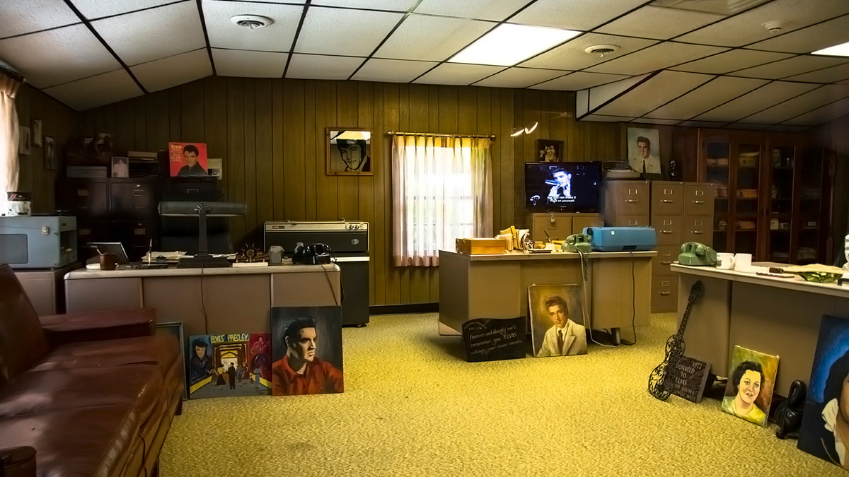 Das Büro von Elvis Vater Vernon Presley