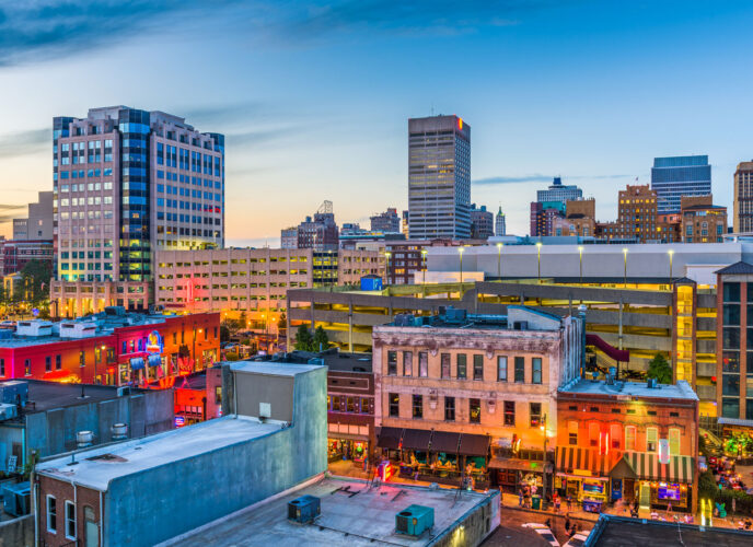 Memphis Tennessee Skyline