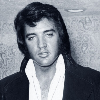 Elvis im Dezember 1973 im Stax Studio in Memphis.