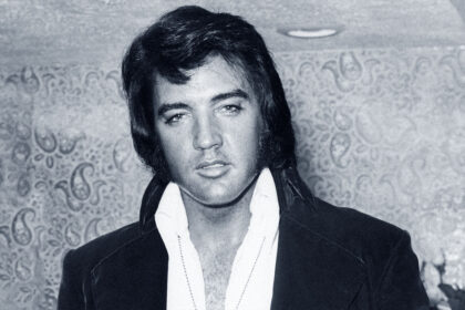 Elvis im Dezember 1973 im Stax Studio in Memphis.