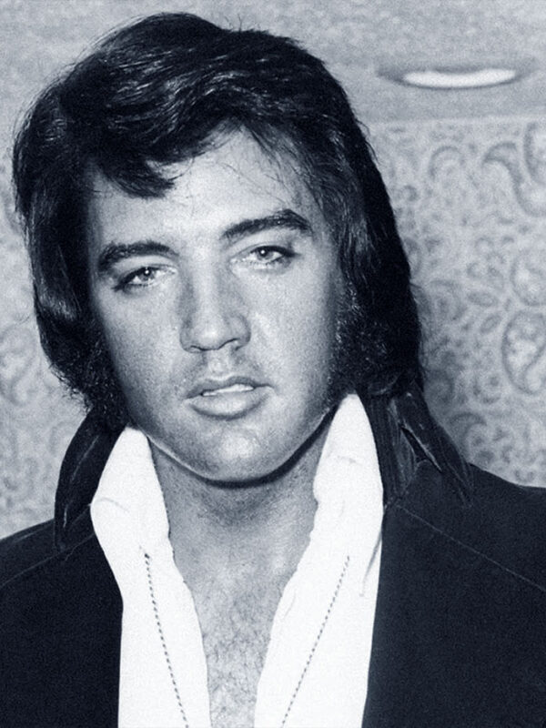 Elvis im Dezember 1973 im Stax Studio in Memphis.