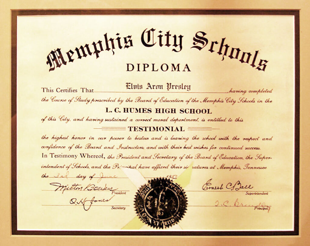 Elvis Humes-High-School Diploma