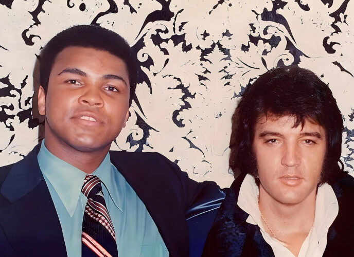 Elvis und Muhammad Ali 1973