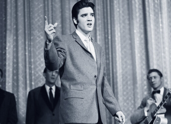 Elvis Presley in der Ed Sullivan Show 1956 und 1957