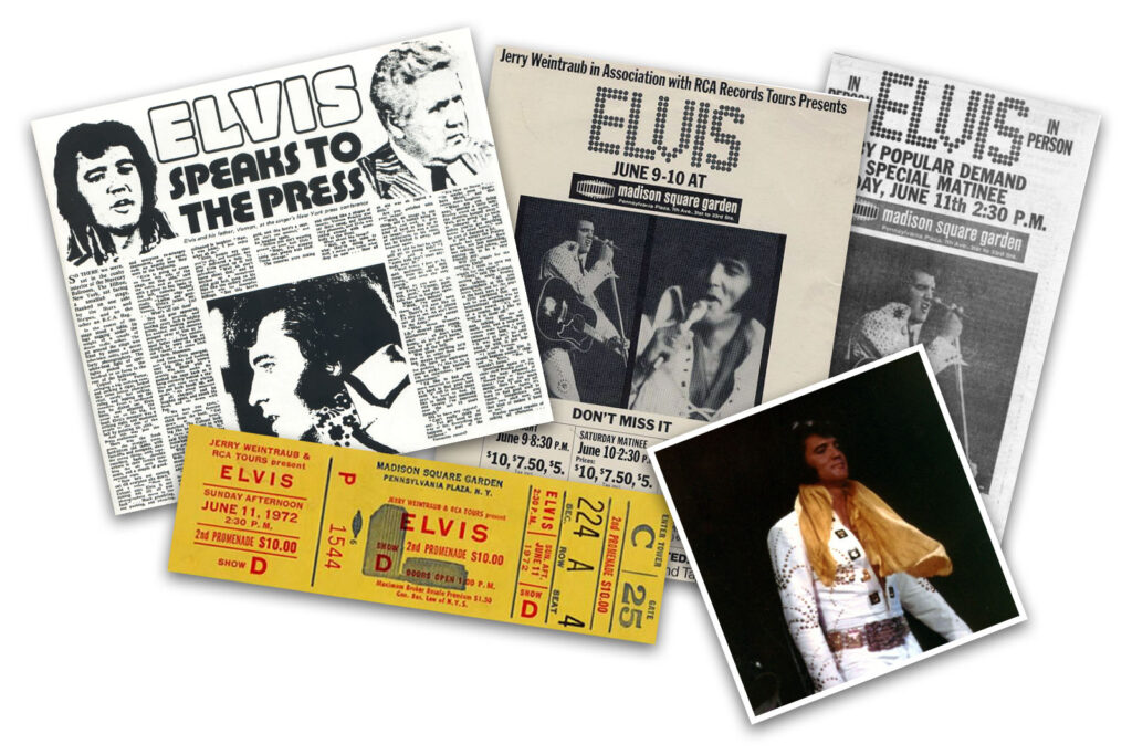 Elvis Presley, Madison Square Garden, New York, 1972