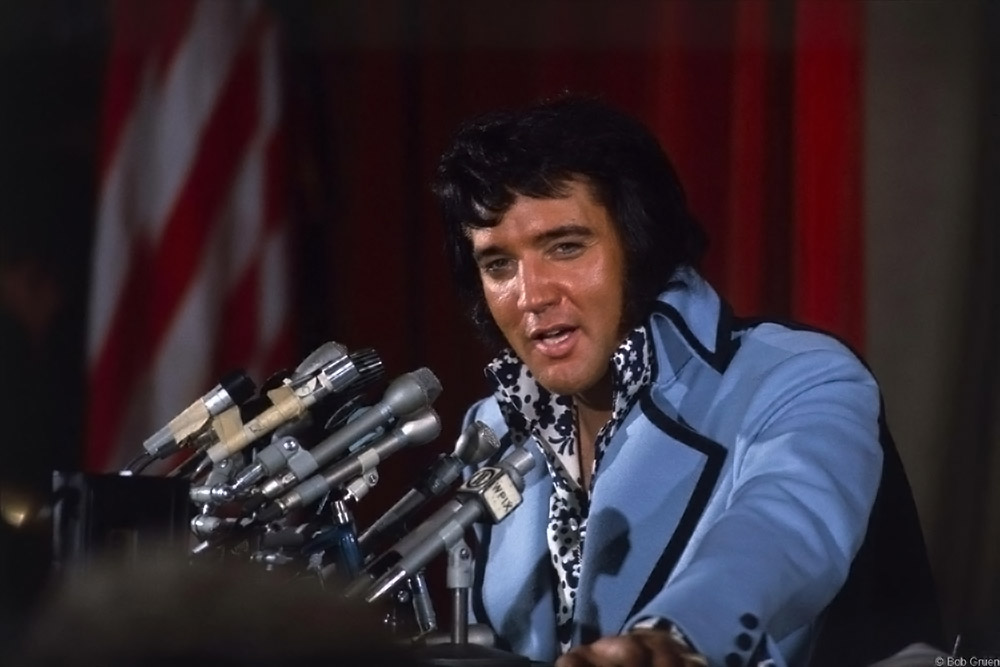 Elvis Presley - Pressekonferenz - Madison Square Garden - New York - 1972