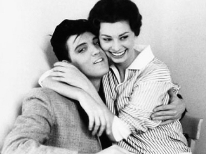 Elvis und Sophia Loren im Februar 1958