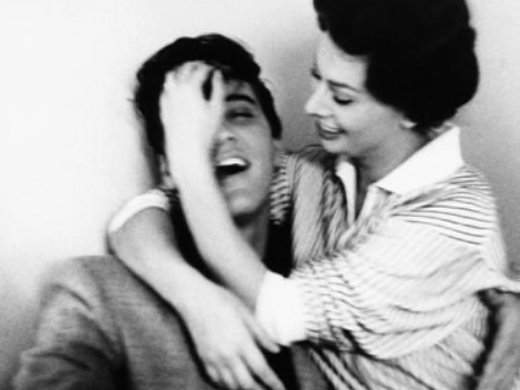 Elvis und Sophia Loren im Februar 1958
