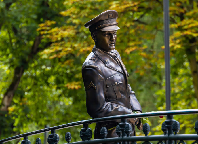 Elvis-Presley-Statue in Bad Nauheim