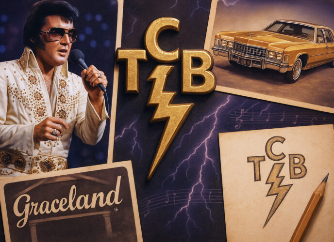 Elvis Presley TCB-Zeichen