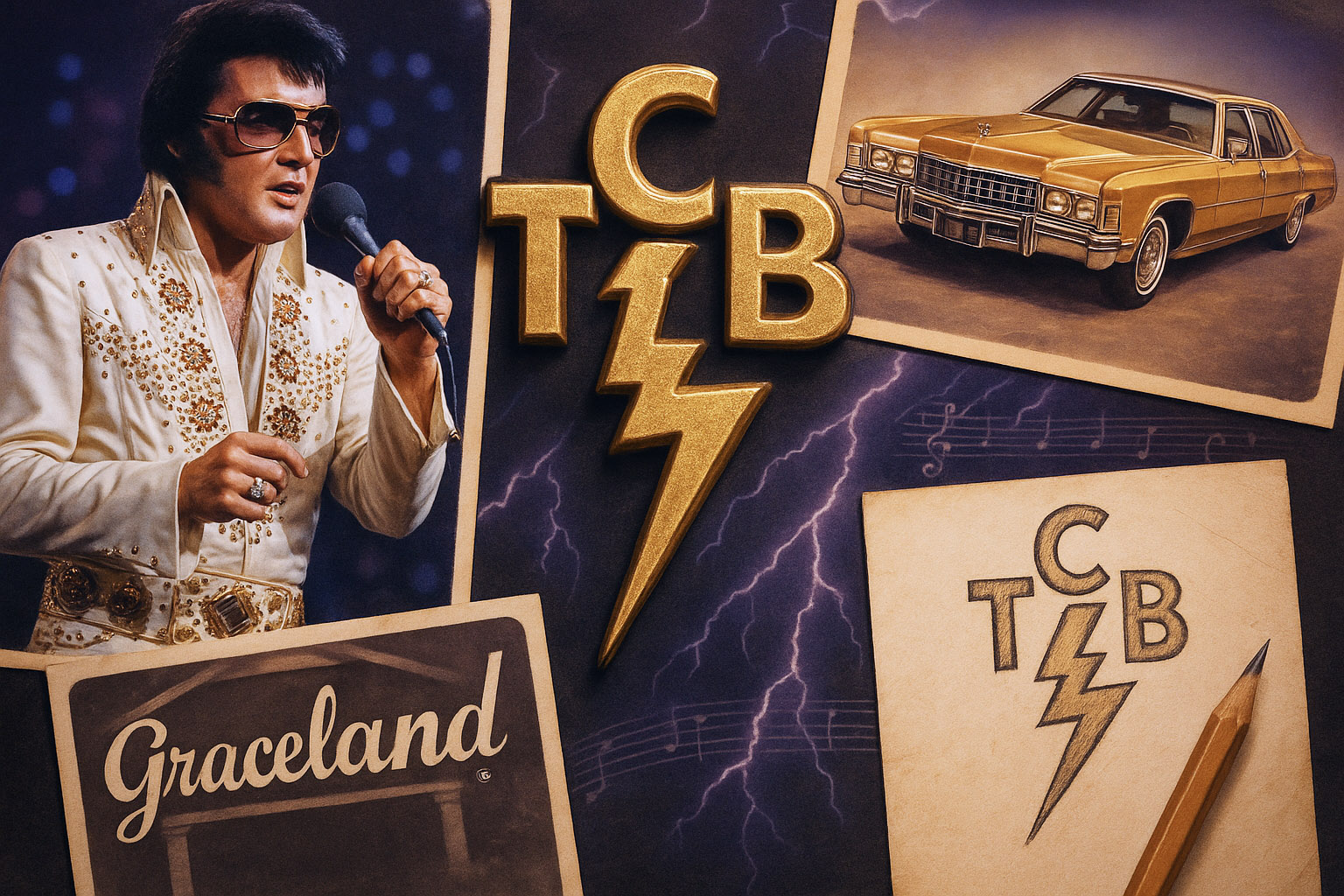 Elvis Presley TCB-Zeichen