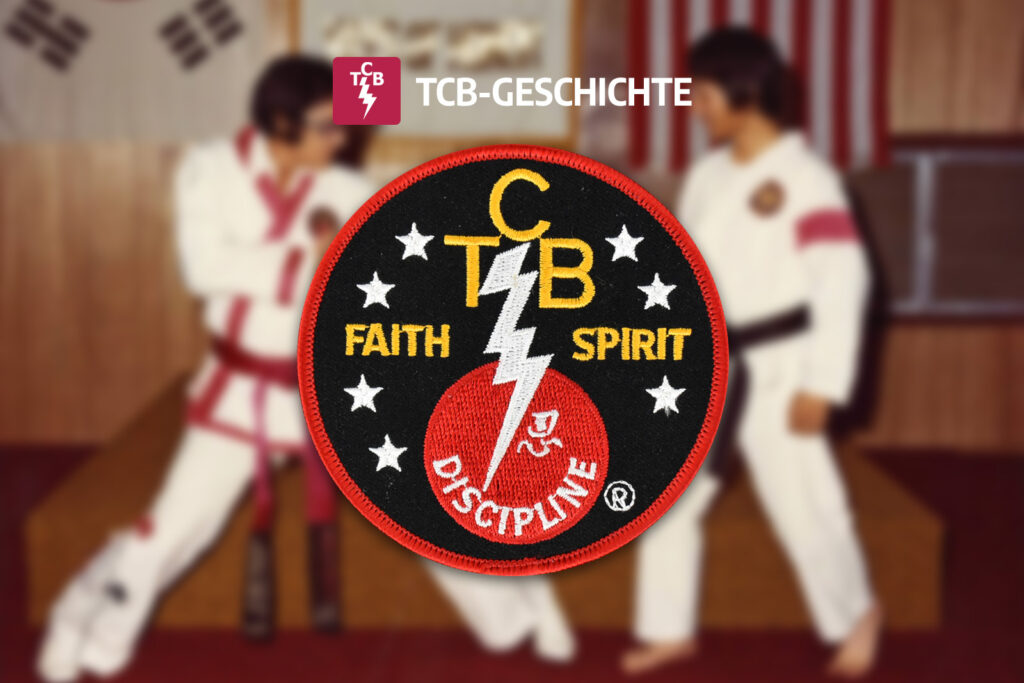 TCB-Zeichen als Aufnäher für den Karateanzug (Karate Gi) von Elvis