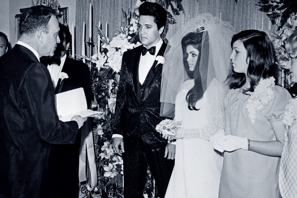 Hochzeit Elvis Presley und Pirscilla Presley 1967