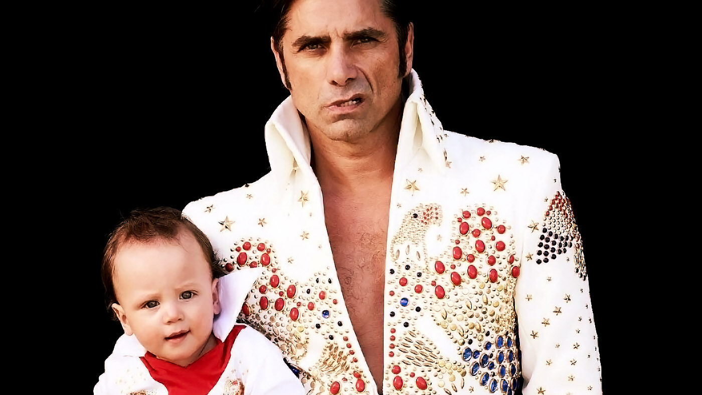 John Stamos mit Sohn Billy im Elvis-Outit