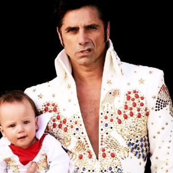 John Stamos mit Sohn Billy im Elvis-Outit