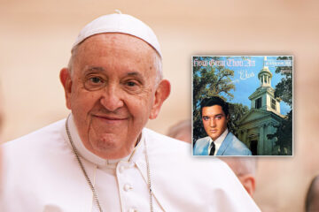 Papst Franziskus hat Elvis Alben in seiner Musiksammlung