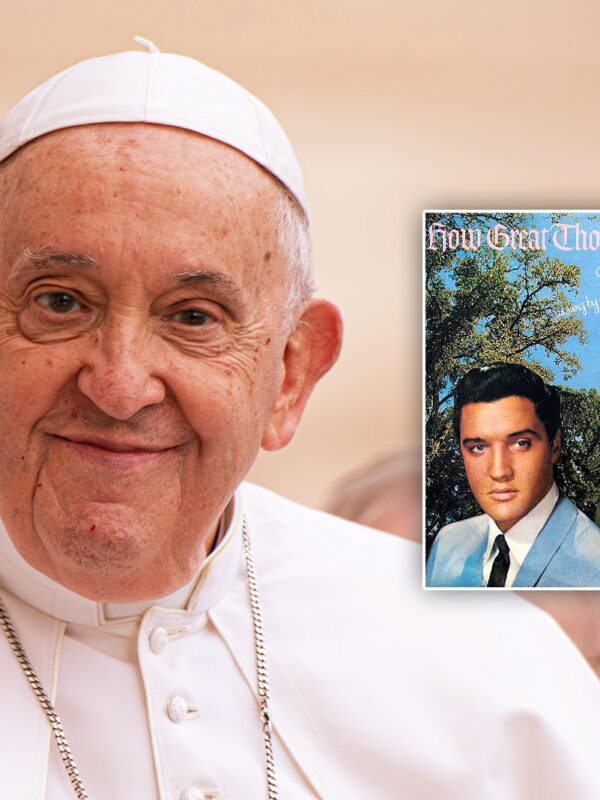 Papst Franziskus hat Elvis Alben in seiner Musiksammlung
