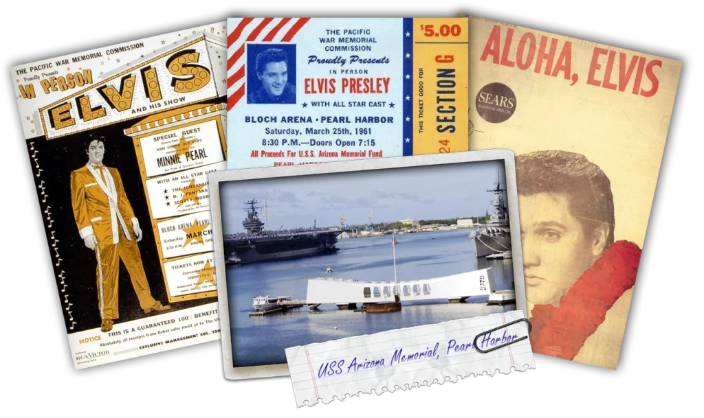 Pearl Harbor Elvis Presley - U.S.S. Arizona Memorial