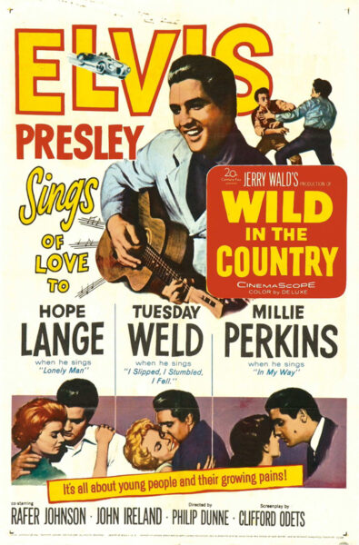 Filmplakat Elvis Wild In The Country 1961