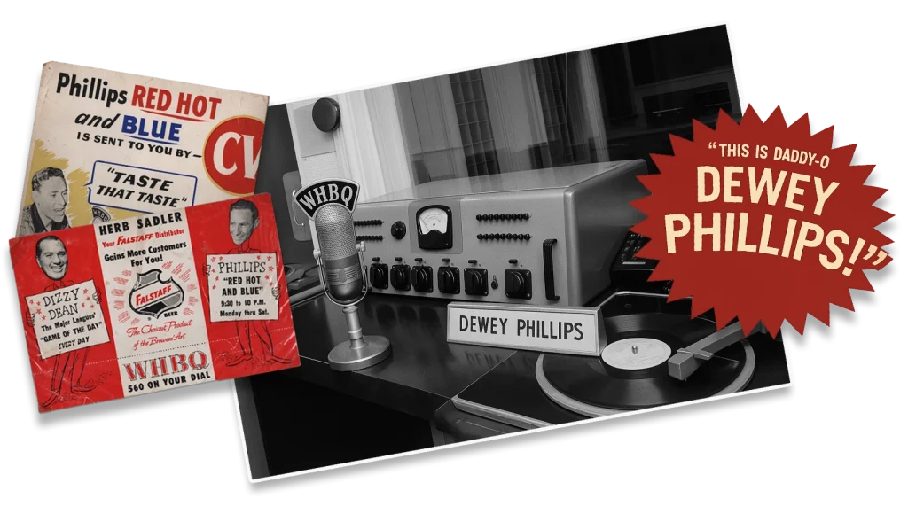 Dewey Phillips - Collage