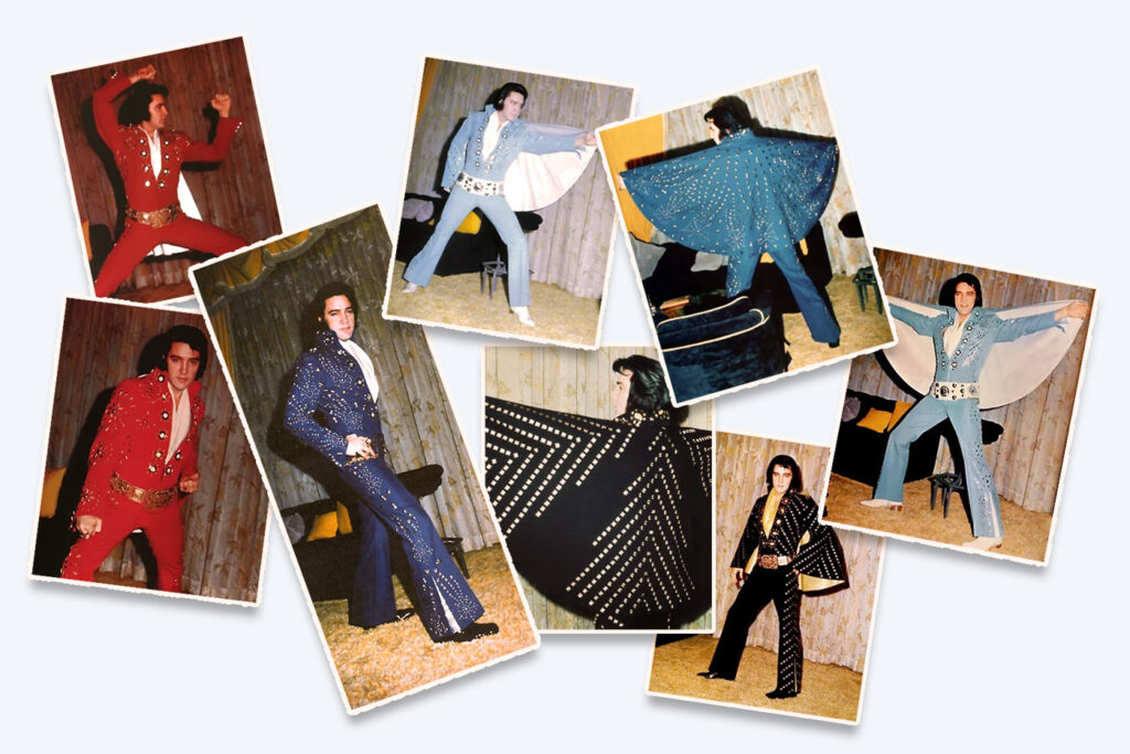 Ed Bonja - Collage - 1972 - Elvis Las Vegas