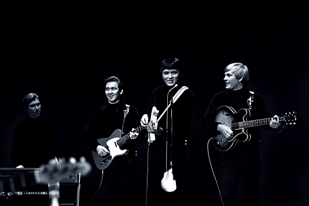 Glen D. Hardin, James Burton, Delaney Bramlett & Joey Cooper 1965 - The Shindogs