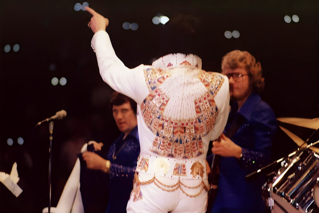 Jerry Scheff und Elvis 1976